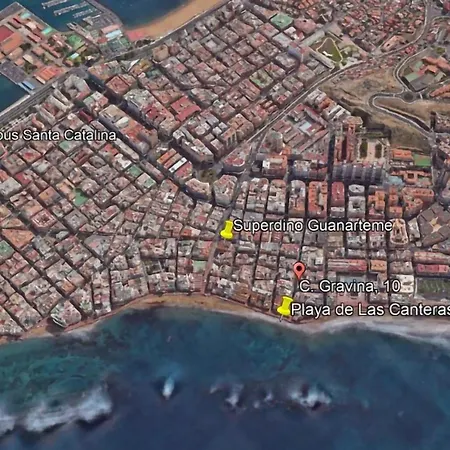 Flatguest Canteras 10 + Wifi + 5 Pax